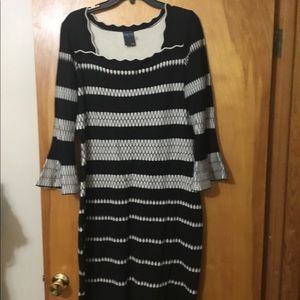 Black and Tan Dress